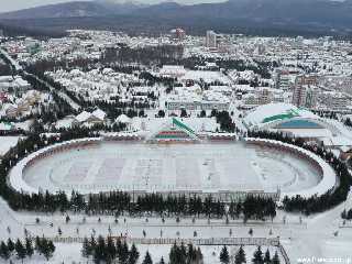 Versatility Speed Skating Rink in Samjiyon City