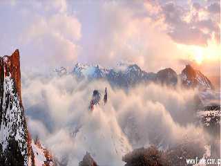 Sea of clouds at Mt. Paektu